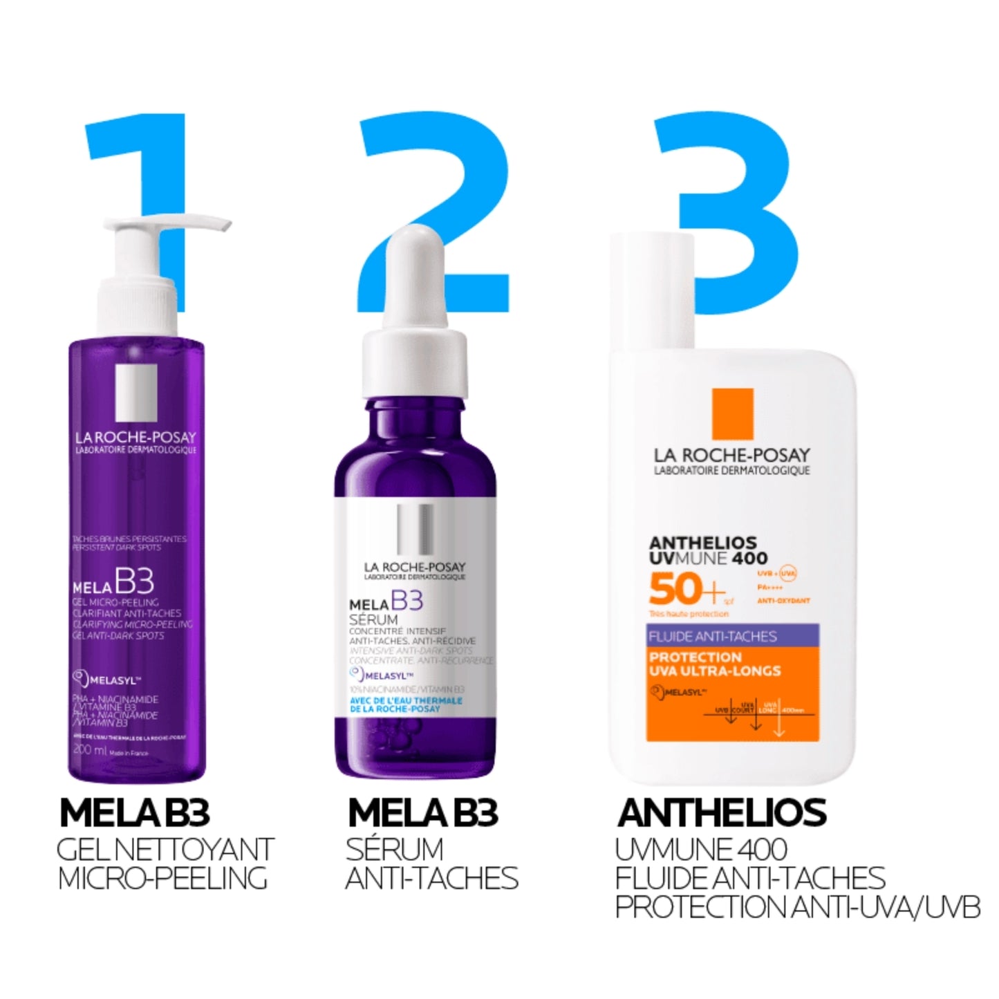LA ROCHE-POSAY ANTHELIOS UVMUNE 400 FLUIDE ANTI-TACHES SPF50+ 50ML = EAU THERMALE 50ML OFFERTE