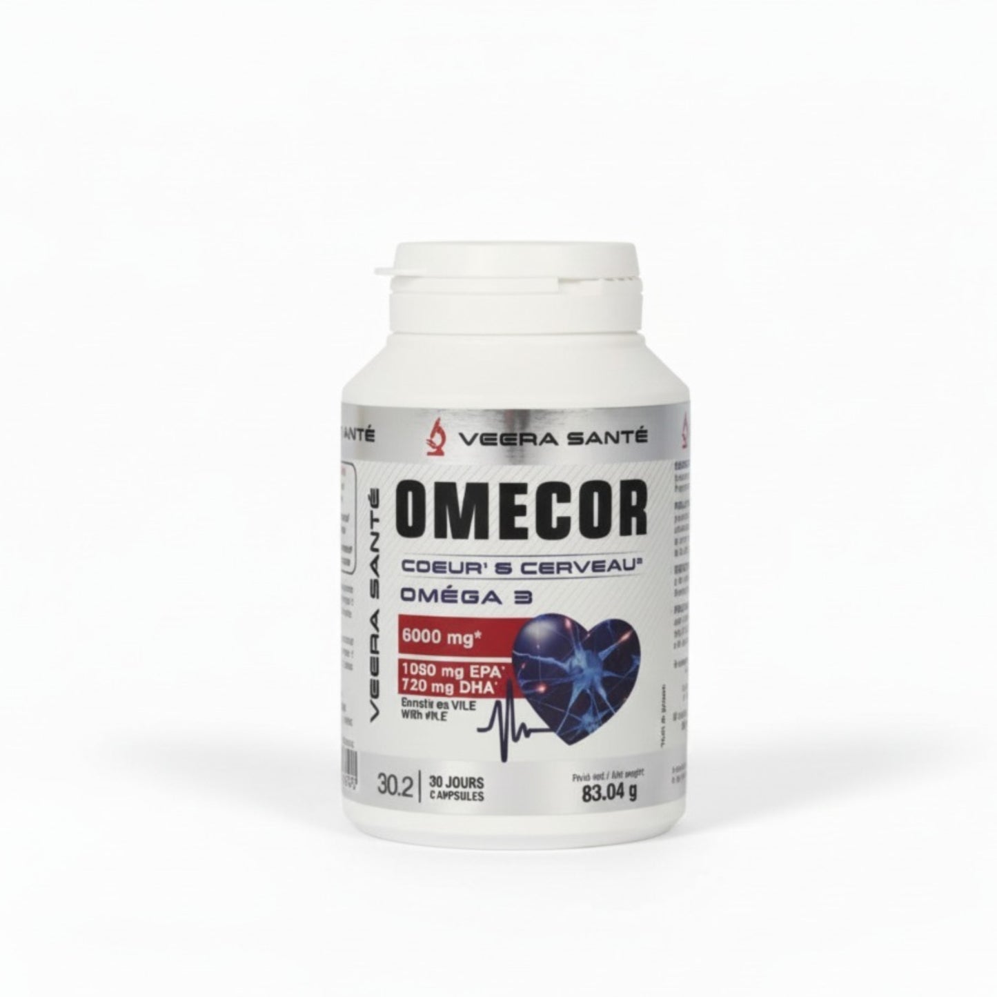 ERIC FAVRE OMEGA 3 CŒUR & CERVEAU 6000 MG - 60 CAPSULES