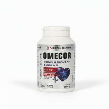 ERIC FAVRE OMEGA 3 CŒUR & CERVEAU 6000 MG - 60 CAPSULES