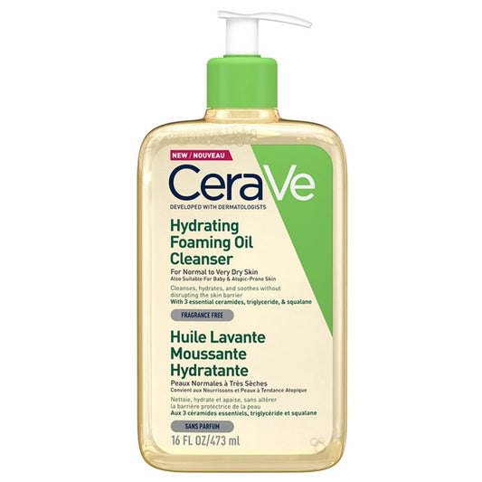CERAVE HUILE LAVANTE MOUSSANTE HYDRATANTE - 473 ML