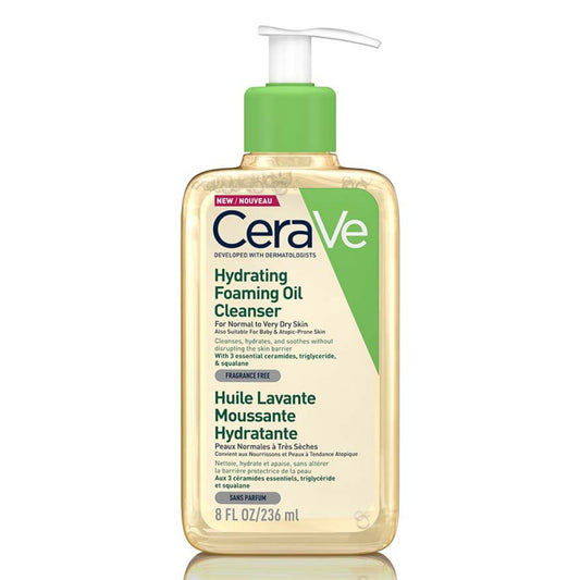 CERAVE HUILE LAVANTE MOUSSANTE HYDRATANTE - 236 ML