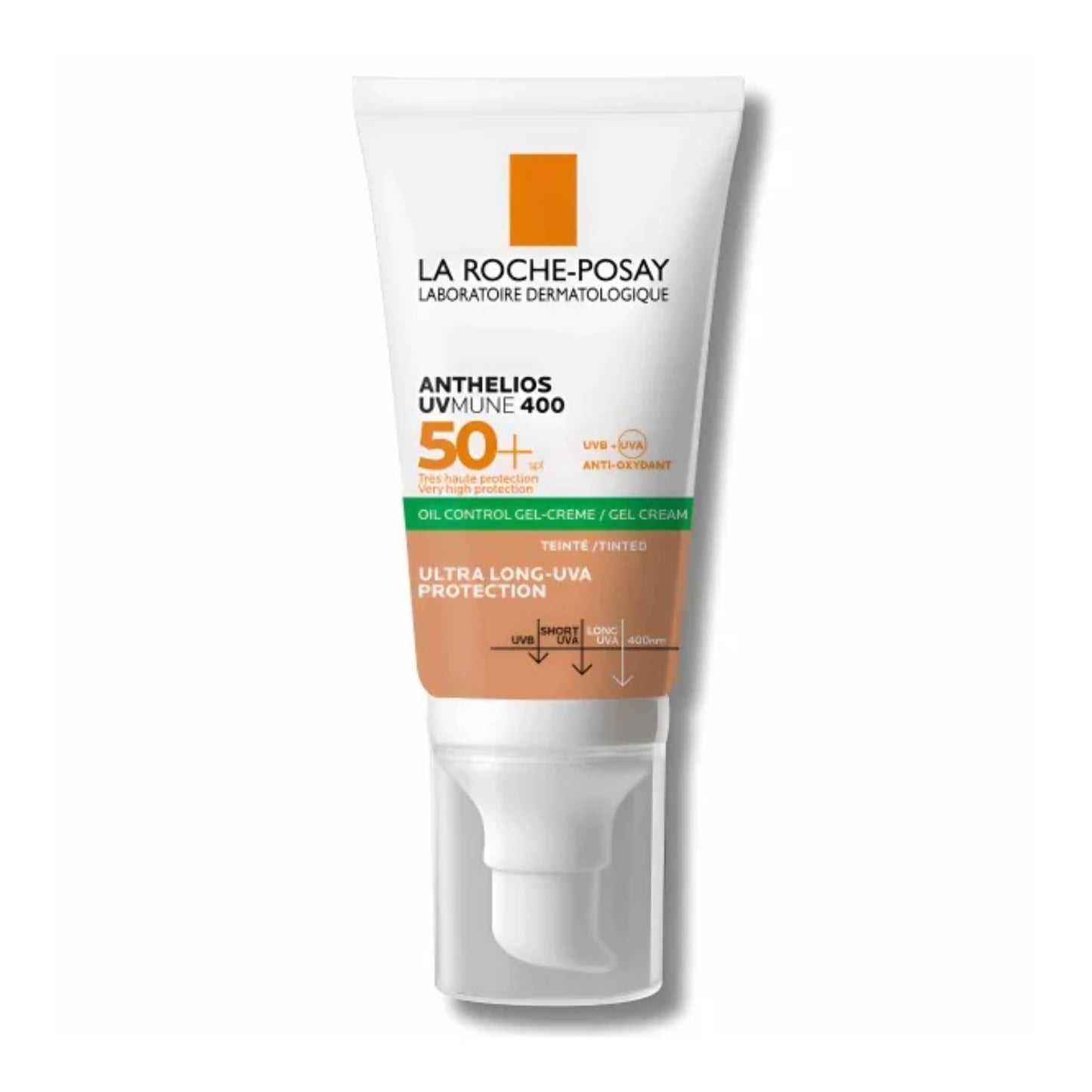LA ROCHE-POSAY ANTHELIOS UVMUNE 400 OIL CONTROL TEINTÉ SPF50+ 50 ML = EAU THERMALE 50 ML OFFERTE