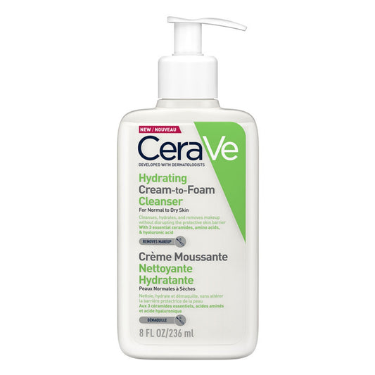 CERAVE MOUSSE NETTOYANTE HYDRATANTE - 236 ML