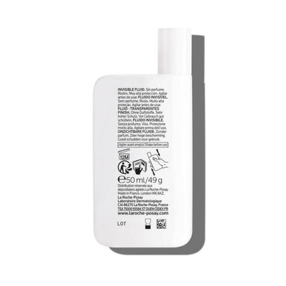 LA ROCHE-POSAY ANTHELIOS UVMUNE 400 CRÈME SOLAIRE FLUIDE INVISIBLE SPF 50+ 50 ML = EAU THERMALE 50 ML OFFERTE