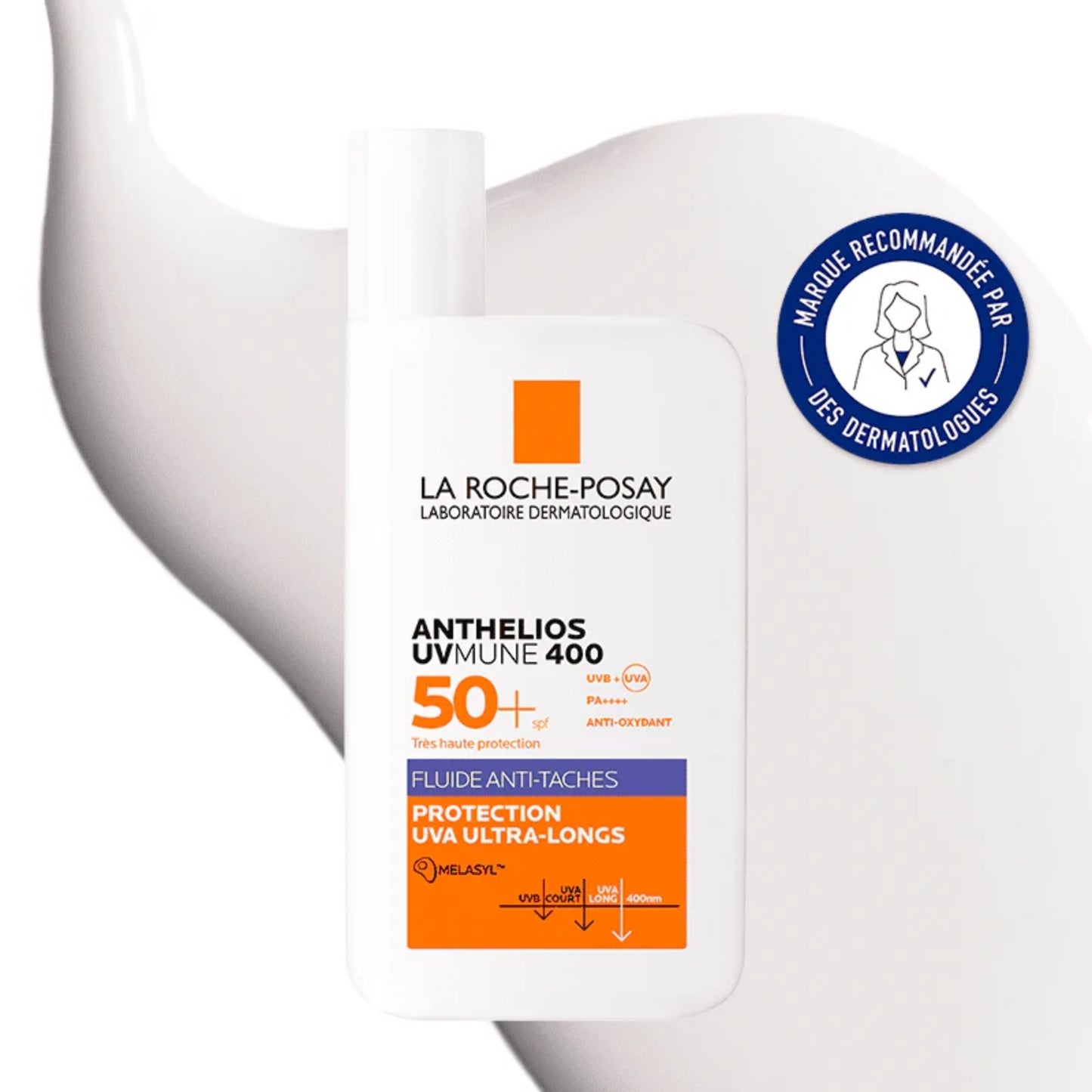 LA ROCHE-POSAY ANTHELIOS UVMUNE 400 FLUIDE ANTI-TACHES SPF50+ 50ML = EAU THERMALE 50ML OFFERTE