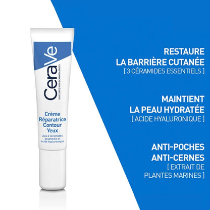CERAVE CRÈME RÉPARATRICE CONTOUR YEUX - 14 ML