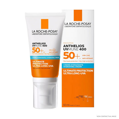 LA ROCHE POSAY ANTHELIOS UVMUNE 400 CRÈME HYDRATANTE SOLAIRE INVISIBLE - 50 ML