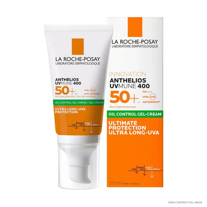LA ROCHE-POSAY ANTHELIOS UVMUNE 400 OIL CONTROL INVISIBLE SPF50+ 50 ML = EAU THERMALE 50 ML OFFERTE