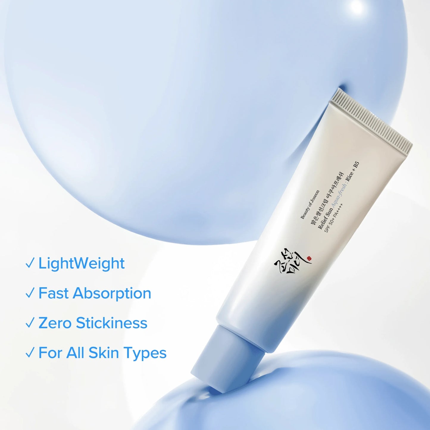 BEAUTY OF JOSEON RELIEF SUN AQUA-FRESH RICE + B5 SPF50+ PA++++ - 50 ML