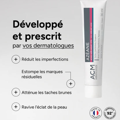 ACM AZÉANE CRÈME 15% ACIDE AZÉLAÏQUE - 30 ML