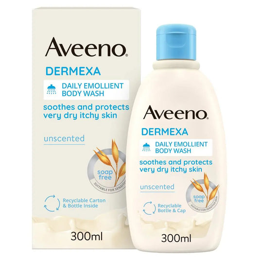 AVEENO DERMEXA DAILY EMOLLIENT BODY WASH - 300 ML