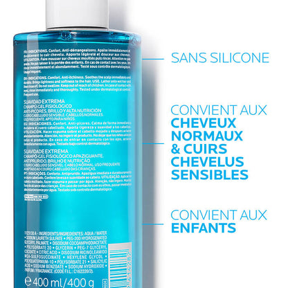LA ROCHE-POSAY KERIUM DOUX EXTREME SHAMPOOING GEL PHYSIOLOGIQUE - 400 ML