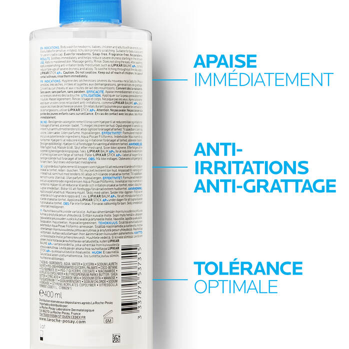 LA ROCHE-POSAY LIPIKAR SYNDET AP+ - 400 ML