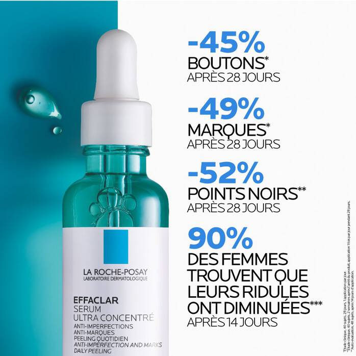 LA ROCHE-POSAY EFFACLAR SÉRUM À L’ACIDE SALICYLIQUE ULTRA CONCENTRÉ - 30 ML
