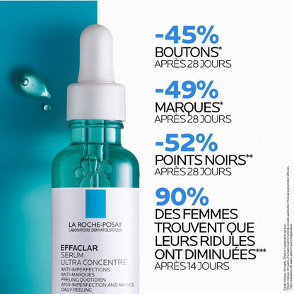 LA ROCHE-POSAY EFFACLAR SÉRUM À L’ACIDE SALICYLIQUE ULTRA CONCENTRÉ - 30 ML