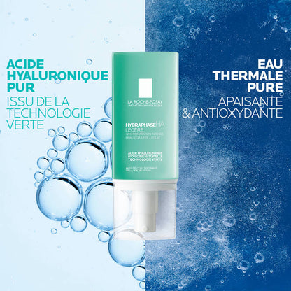 LA ROCHE-POSAY HYDRAPHASE HA LÉGÈRE CRÈME HYDRATANTE VISAGE - 50 ML