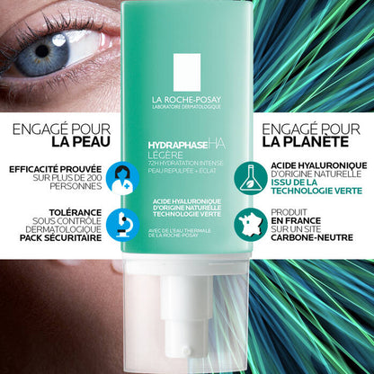 LA ROCHE-POSAY HYDRAPHASE HA LÉGÈRE CRÈME HYDRATANTE VISAGE - 50 ML