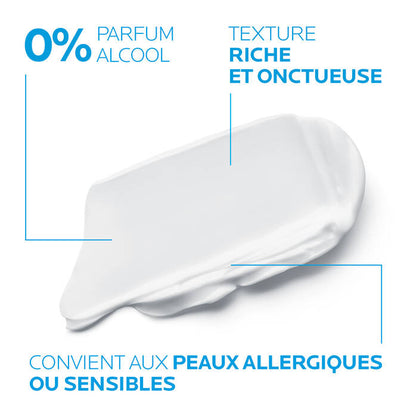 LA ROCHE-POSAY TOLERIANE DERMALLERGO CRÈME HYDRATANTE PEAU SENSIBLE ET ALLERGIQUE - 40 ML