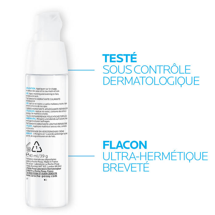 LA ROCHE-POSAY TOLERIANE DERMALLERGO CRÈME HYDRATANTE PEAU SENSIBLE ET ALLERGIQUE - 40 ML
