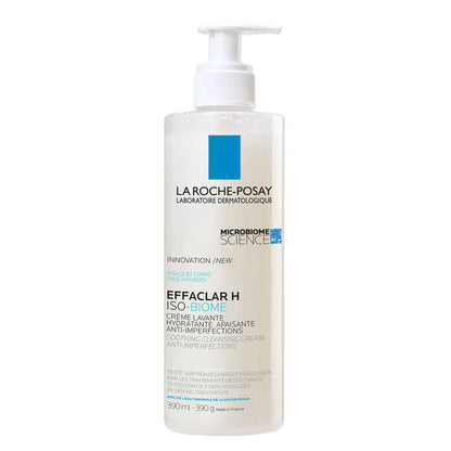 LA ROCHE-POSAY EFFACLAR H ISO-BIOME CRÈME LAVANTE HYDRATANTE - 390 ML