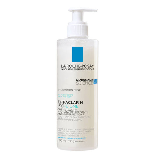 LA ROCHE-POSAY EFFACLAR H ISO-BIOME CRÈME LAVANTE HYDRATANTE - 390 ML