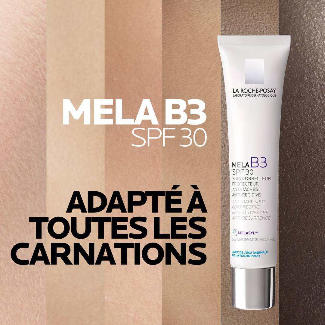 LA ROCHE-POSAY MELA B3 SPF30 SOIN CORRECTEUR ANTI-TACHES ET PROTECTEUR - 40 ML