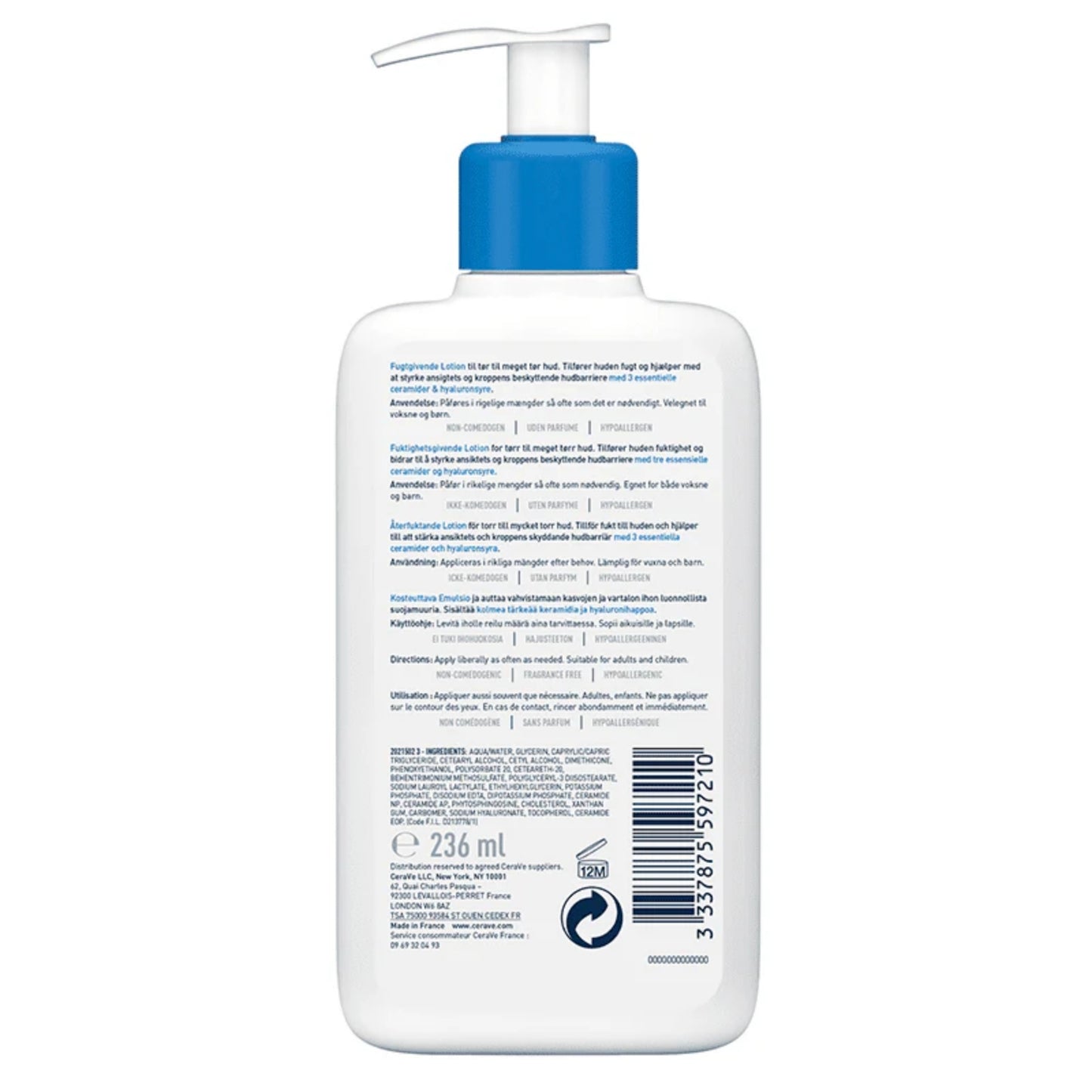 CERAVE LAIT HYDRATANT – 236 ML