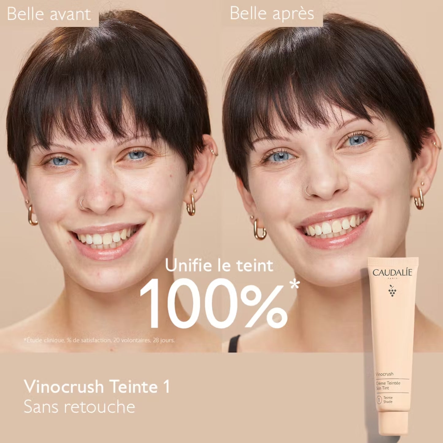 CAUDALIE VINOCRUSH CC CRÈME TEINTE 1 - 30 ML
