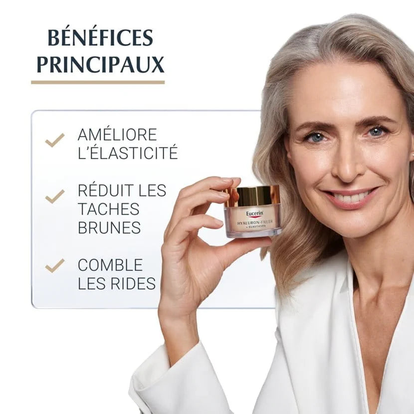 EUCERIN HYALURON-FILLER + ELASTICITY SOIN DE JOUR SPF15 - 50 ML