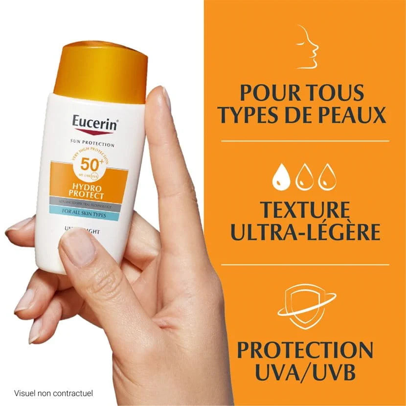 EUCERIN SUN HYDRO PROTECT FLUIDE ULTRA-LÉGER SPF 50+ - 50 ML