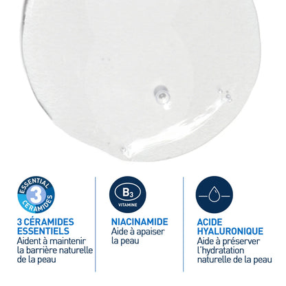 CERAVE GEL MOUSSANT NETTOYANT PEAU NORMALE À GRASSE - 236 ML
