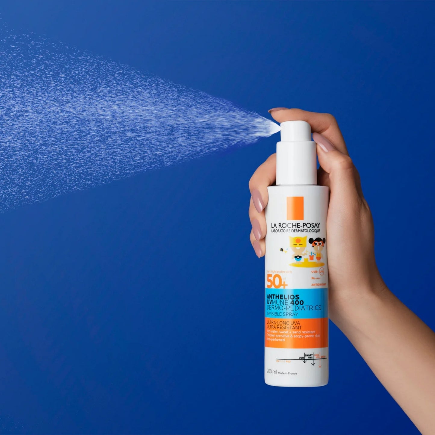 LA ROCHE-POSAY ANTHELIOS UVMUNE 400 DERMO-PEDIATRICS SPRAY INVISIBLE SPF50+ - 200 ML