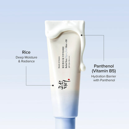 BEAUTY OF JOSEON RELIEF SUN AQUA-FRESH RICE + B5 SPF50+ PA++++ - 50 ML