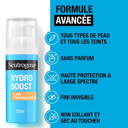 NEUTROGENA FLUIDE HYDRATANT HYDRO BOOST SPF 50 - 50 ML