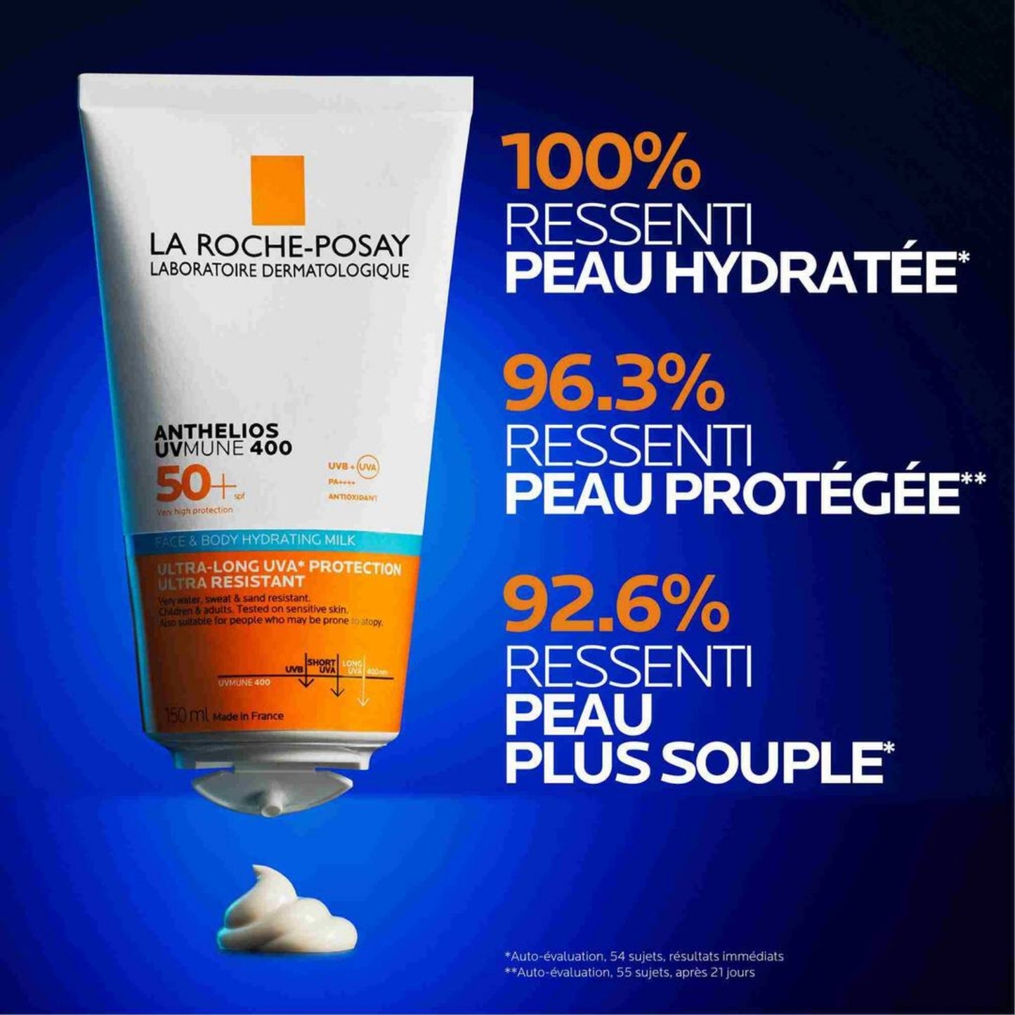 LA ROCHE-POSAY ANTHELIOS UVMUNE 400 LAIT SOLAIRE VISAGE & CORPS SPF50+ - 150 ML