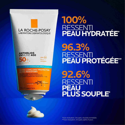 LA ROCHE-POSAY ANTHELIOS UVMUNE 400 LAIT SOLAIRE VISAGE & CORPS SPF50+ - 150 ML