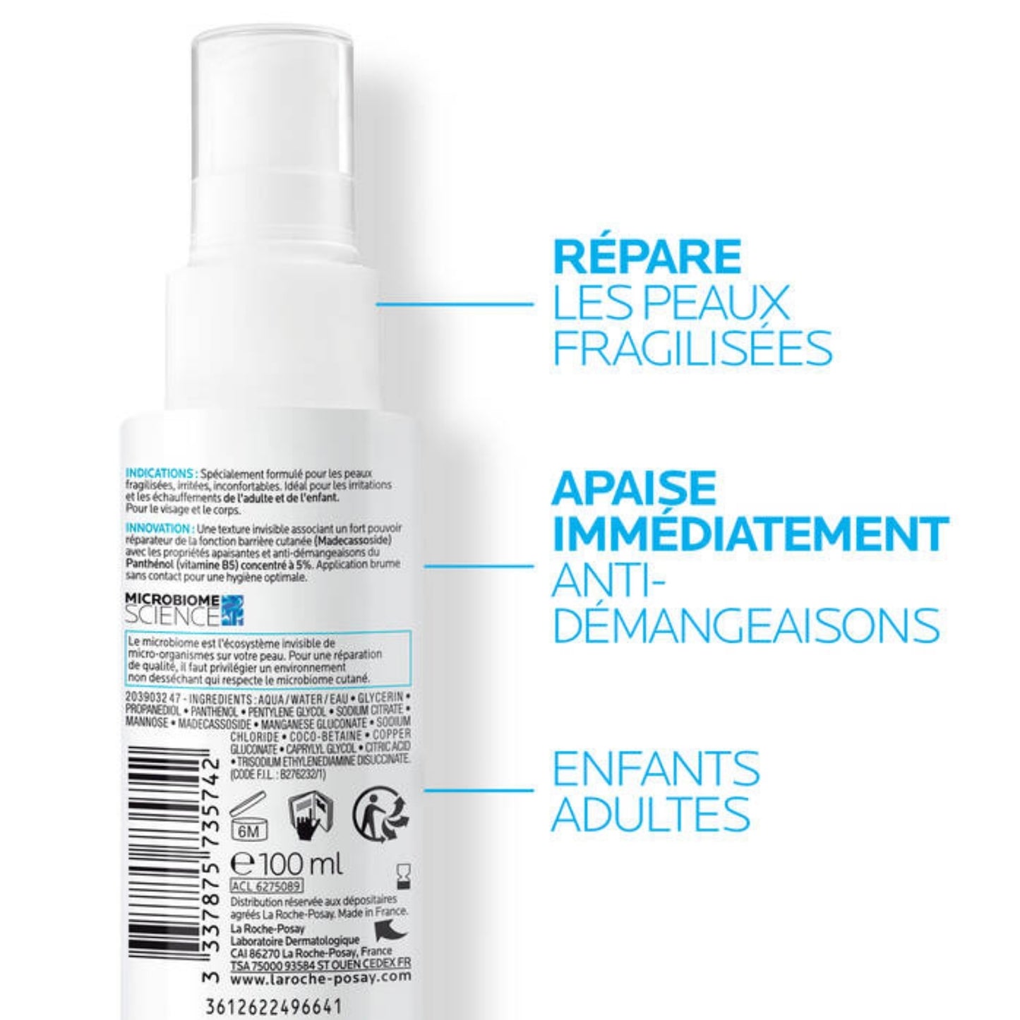 LA ROCHE-POSAY CICAPLAST SPRAY B5 SPRAY RÉPARATEUR APAISANT - 100 ML