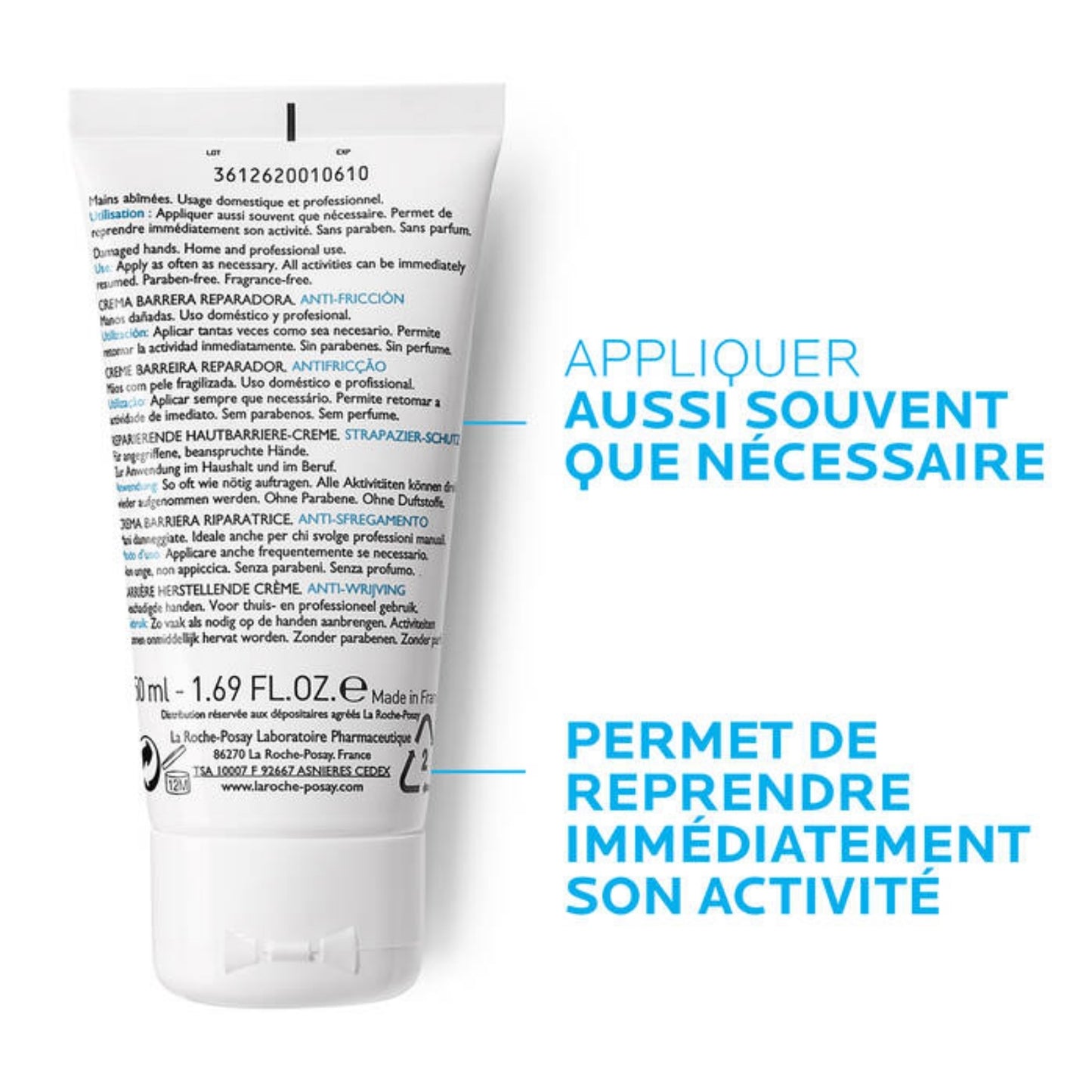 LA ROCHE-POSAY CICAPLAST CRÈME MAINS RÉPARATRICE - 50 ML