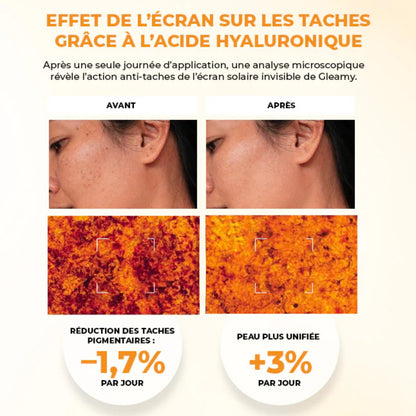 GLEAMY ÉCRAN SOLAIRE INVISIBLE SPF 50+ ANTI-TACHES - 50 ML