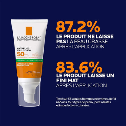 LA ROCHE-POSAY ANTHELIOS UVMUNE 400 OIL CONTROL INVISIBLE SPF50+ 50 ML = EAU THERMALE 50 ML OFFERTE