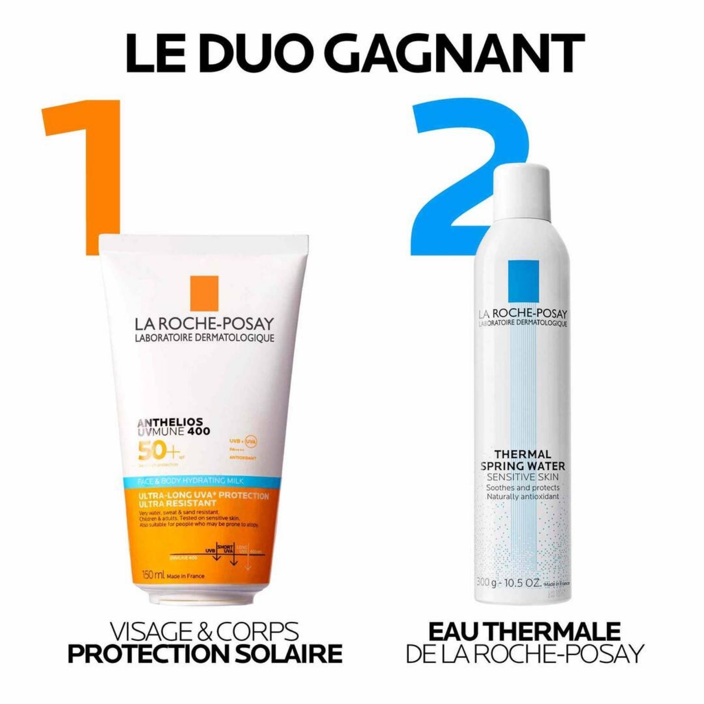 LA ROCHE-POSAY ANTHELIOS UVMUNE 400 LAIT SOLAIRE VISAGE & CORPS SPF50+ - 150 ML