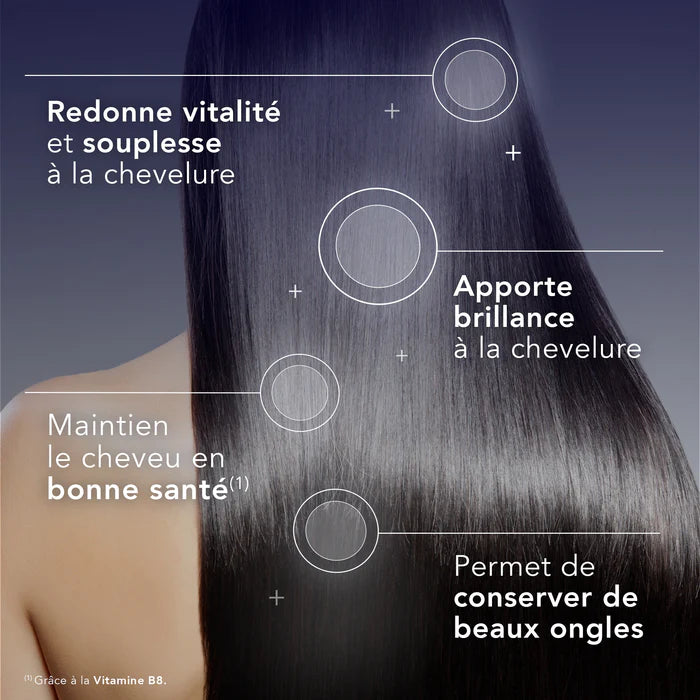 FORCAPIL® FORTIFIANT CHEVEUX ET ONGLES 180 GÉLULES = 60 GÉLULES OFFERTES