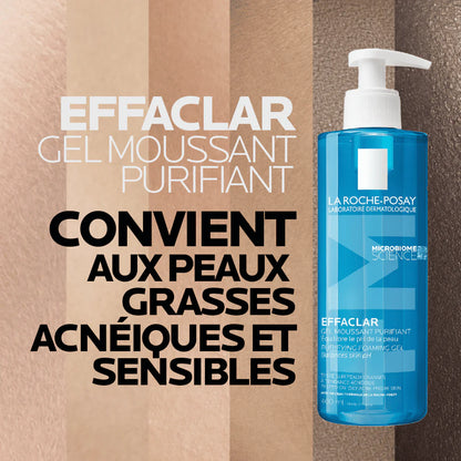 LA ROCHE-POSAY EFFACLAR GEL MOUSSANT - 400 ML