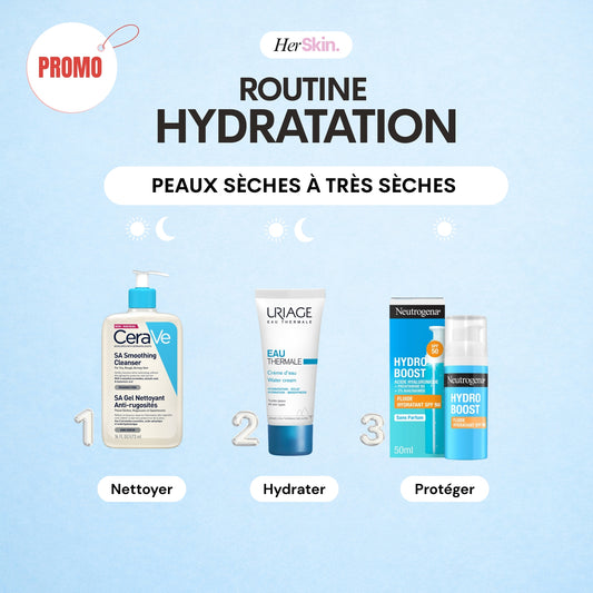 ROUTINE HYDRATATION VISAGE – PEAUX SÈCHES