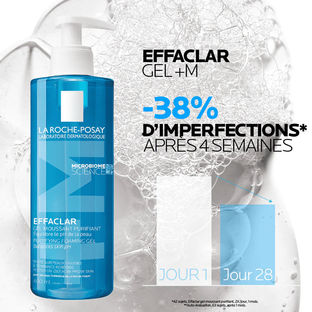 LA ROCHE-POSAY EFFACLAR GEL MOUSSANT - 400 ML