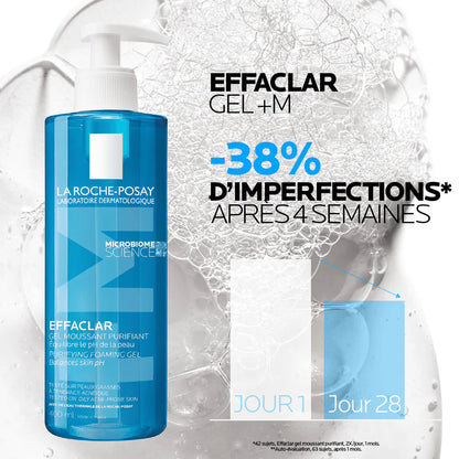 LA ROCHE-POSAY EFFACLAR GEL MOUSSANT - 400 ML
