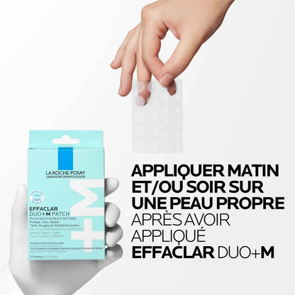 LA ROCHE-POSAY EFFACLAR PATCH ANTI-IMPERFECTIONS DUO+M – PATCHS ANTI-BOUTONS & ANTI-ACNÉ (22 PATCHS)