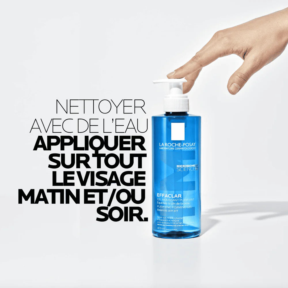 LA ROCHE-POSAY EFFACLAR GEL MOUSSANT - 400 ML