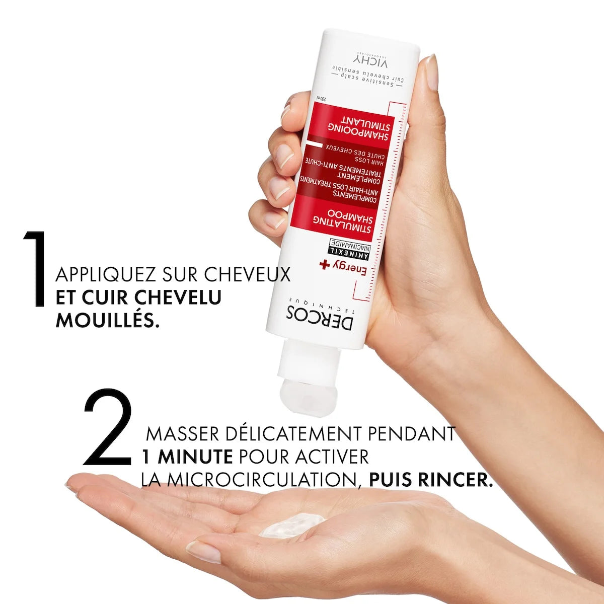 VICHY DERCOS SHAMPOOING ANTI-CHUTE ENERGY+ - 200 ML