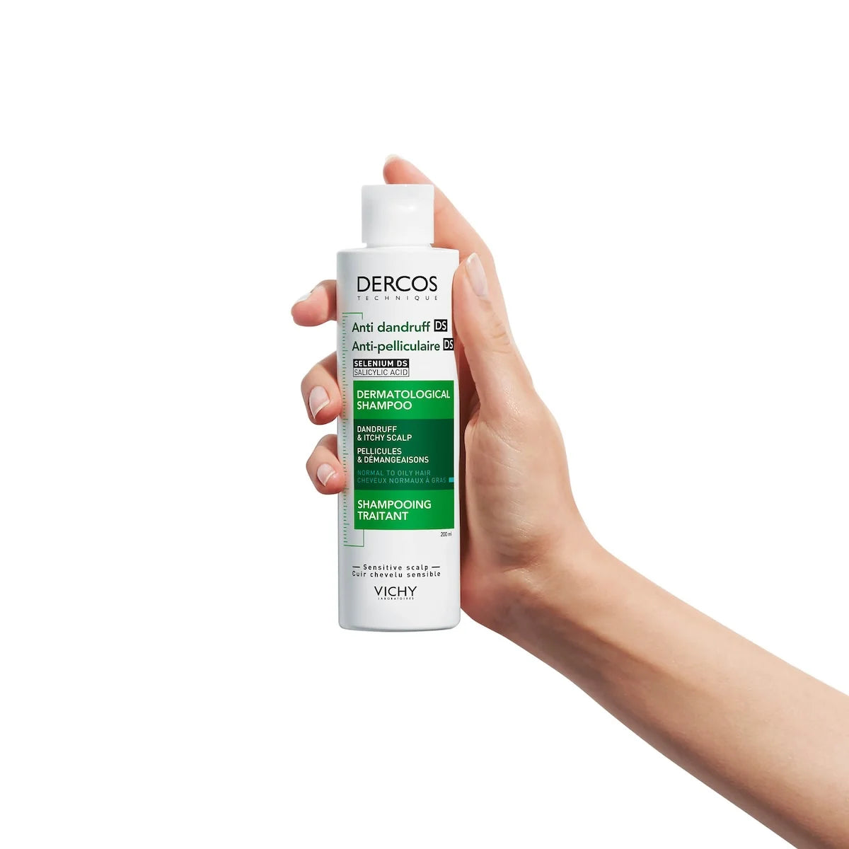 DERCOS SHAMPOOING ANTI-PELLICULAIRE DS CHEVEUX NORMAUX À GRAS 200 ML